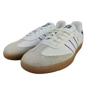 Adidas Samba Cloud White Lucid Blue Gum Shoes IG2339 Men\'s Sizes 8.5 - 13 Adidas Samba Cloud White Lucid Blue Gum Shoes IG2339 Men main image 4